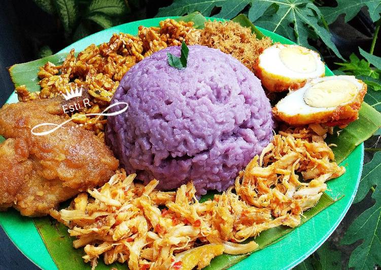 Resep Nasi Gurih Ubi Ungu Yang Enak